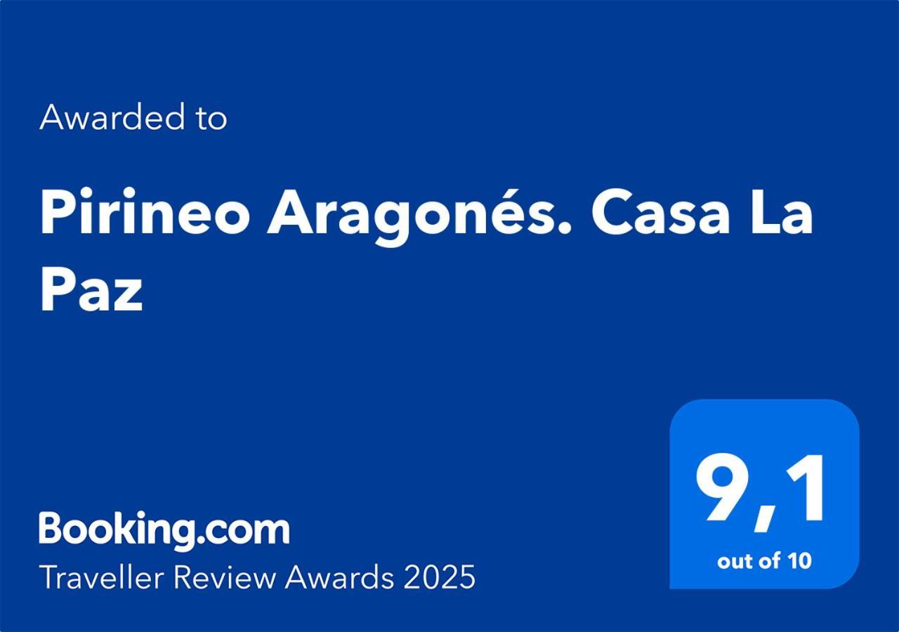 Pirineo Aragones. Casa La Paz Villa Sabiñánigo Dış mekan fotoğraf