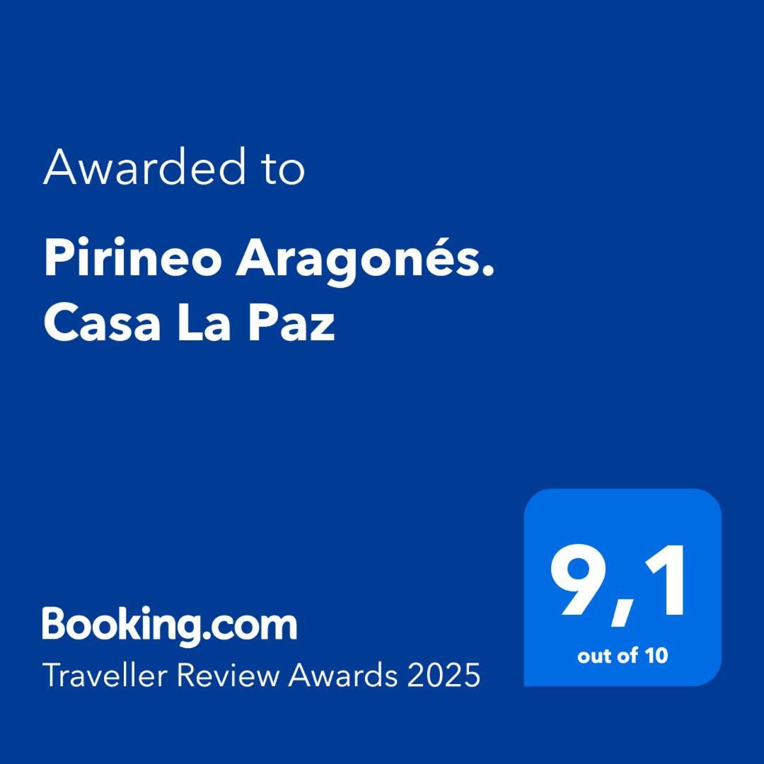 Pirineo Aragones. Casa La Paz Villa Sabiñánigo Dış mekan fotoğraf